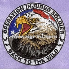 Operation Injured Soldier Embroidery Digitizing