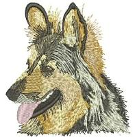 Dog Embroidery Design # DD23