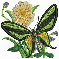 Floral Embroidery Design # FL2
