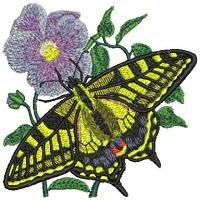 Floral Embroidery Design # FL4