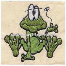 Dancing Frog Embroidery Digitizing