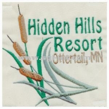 Hidden Hills Resort Embroidery Digitizing
